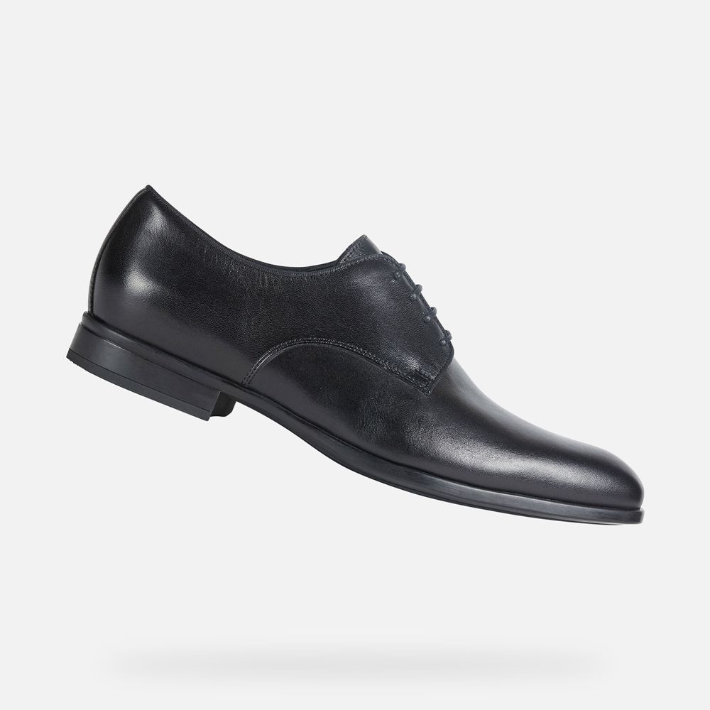 Geox Formal Shoes Black Iacopo - Geox Mens Shoes - ZUFRCB620